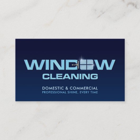 Professionele services voor het schoonmaken van ve visitekaartje (Voorkant)