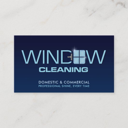 Professionele services voor het schoonmaken van ve visitekaartje (Voorkant)