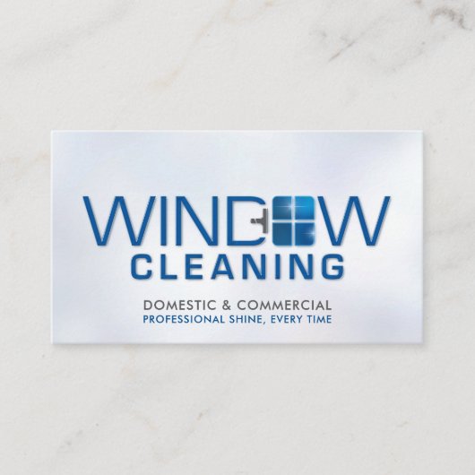 Professionele services voor het schoonmaken van ve visitekaartje (Voorkant)