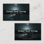 Professionele services voor videoproductie visitekaartje (Voorkant / Achterkant)