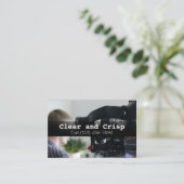 Professionele services voor videoproductie visitekaartje (Staand voorkant)