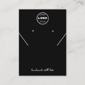 Professionele Sieraden Oorbellen Display Kaart Contactkaartje (Voorkant)