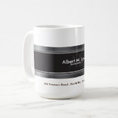 Professionele Silver Metal Promotion Business Mok (Voorkant links)