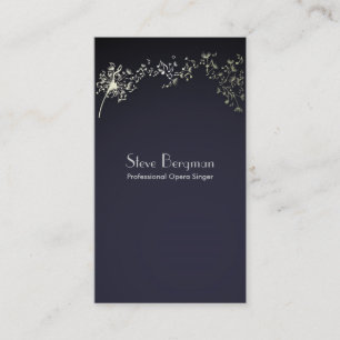 Professionele Singer Opera Teacher School Studio Visitekaartje