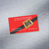 Professionele Sinterklaas Magnetisch Visitekaartje Magneet (Voorbeeld)