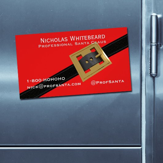 Professionele Sinterklaas Magnetisch Visitekaartje Magneet