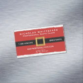 Professionele Sinterklaas Modern Magnetisch Visitekaartje (Voorbeeld)