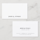 Professionele Sjabloon Elegant Eenvoudig Modern Co Visitekaartje (Voorkant / Achterkant)