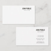 Professionele Sjabloon, elegant, eenvoudig Visitekaartje (Voorkant / Achterkant)