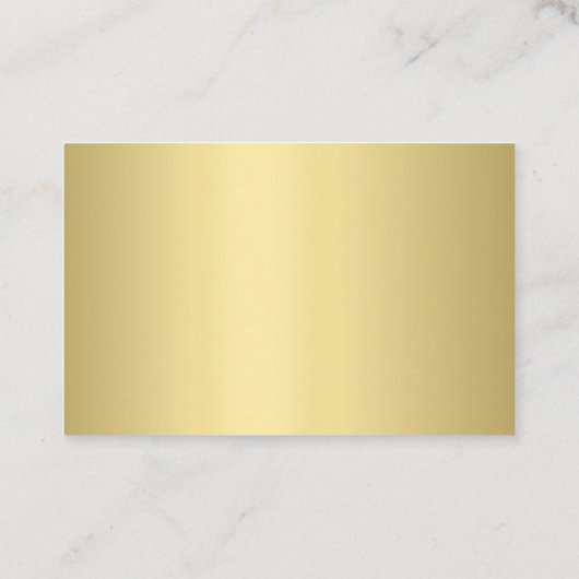 Professionele Sjabloon Elegant Gold Look Modern Visitekaartje (Achterkant)