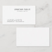 Professionele Sjabloon met een modern, minimaal on Visitekaartje (Voorkant / Achterkant)