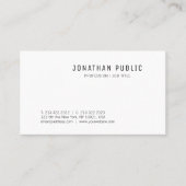 Professionele Sjabloon met een modern, minimaal on Visitekaartje (Voorkant)