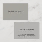 Professionele Sjabloon Minimalistisch Stijlvol Een Visitekaartje (Voorkant / Achterkant)