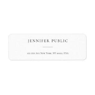 Professionele Sjabloon Moderne, eenvoudige vormgev Etiket