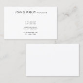 Professionele Sjabloon Moderne, elegante, stijlvol Visitekaartje (Voorkant / Achterkant)