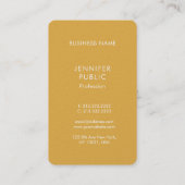 Professionele Sjabloon Moderne Elegante Trendkleur Visitekaartje (Achterkant)