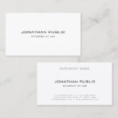 Professionele Sjabloon Recht Kantoor Advocaat Visitekaartje (Voorkant / Achterkant)