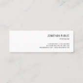 Professionele Sjabloon - uiterst modern Mini Visitekaartje (Achterkant)