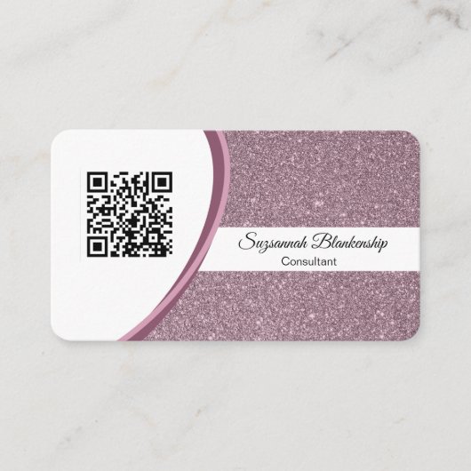 Professionele Sjabloon van de QR-code voor krotten Visitekaartje (Voorkant)