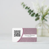 Professionele Sjabloon van de QR-code voor krotten Visitekaartje (Staand voorkant)