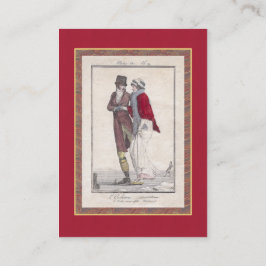 Professionele Skating Coach Elegant Vintage Visitekaartje