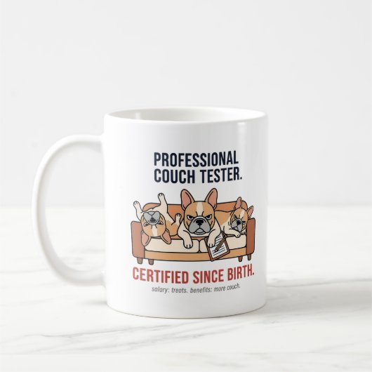 Professionele Slaap Expert Franse Bulldog Koffiemok (Links)