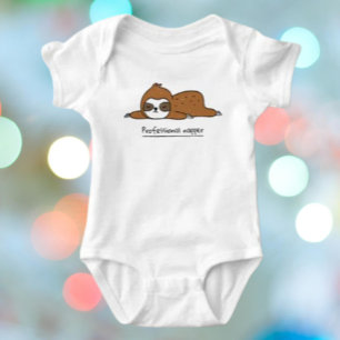 Professionele Slaapkop Luiaard Grappige Baby Bodys Romper