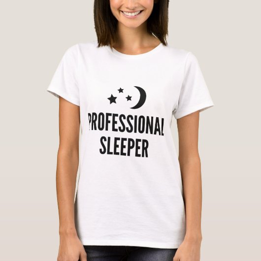 Professionele slaapstand t-shirt (Voorkant)