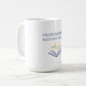 Professionele SlaapTijd Lezer Klassieke Koffiemok (Voorkant links)