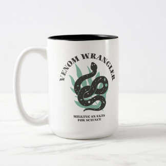 Professionele Slangenmelker Venom Wrangler Tweekleurige Koffiemok