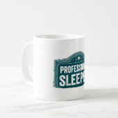 Professionele Slaper™ Keramische Mok (Voorkant links)