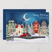 Professionele Sleep- en Hijsdienst Feestdagenkaart (Voorkant / Achterkant)