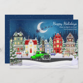 Professionele Sleep- en Transportonderneming Feestdagenkaart (Voorkant / Achterkant)