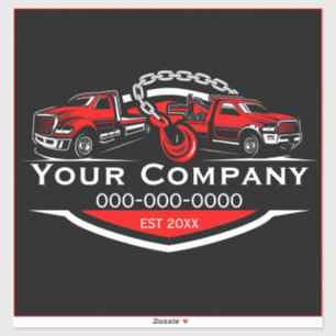 Professionele Sleepdienst, Transport Service Vinyl Sticker