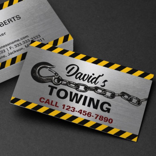 Professionele sleepdienst visitekaartje