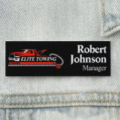 Professionele sleepvrachtwagenservice naamplaatje