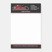 Professionele sleepvrachtwagenservice post-it® notes (Voorkant)