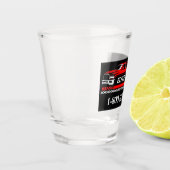 Professionele sleepvrachtwagenservice shot glas (Links)
