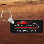 Professionele sleepvrachtwagenservice sleutelhanger (Achterkant)