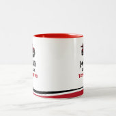 Professionele sleepvrachtwagenservice tweekleurige koffiemok (Center)