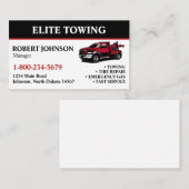 Professionele sleepvrachtwagenservice visitekaartje (Voorkant / Achterkant)