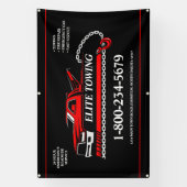 Professionele Sleepwagen Service Spandoek (Verticaal)