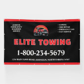 Professionele sleepwagen servicebanner | enorm RO Spandoek (Horizontaal)