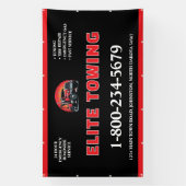 Professionele sleepwagen servicebanner | enorm RO Spandoek (Verticaal)