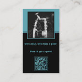 Professionele Slogan Blue Plumber Visitekaartje Klantenkaartje (Voorkant)