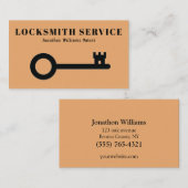 Professionele slotenmaker service visitekaartje (Voorkant / Achterkant)