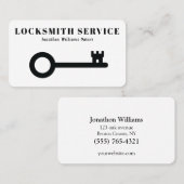 Professionele slotenmaker service visitekaartje (Voorkant / Achterkant)
