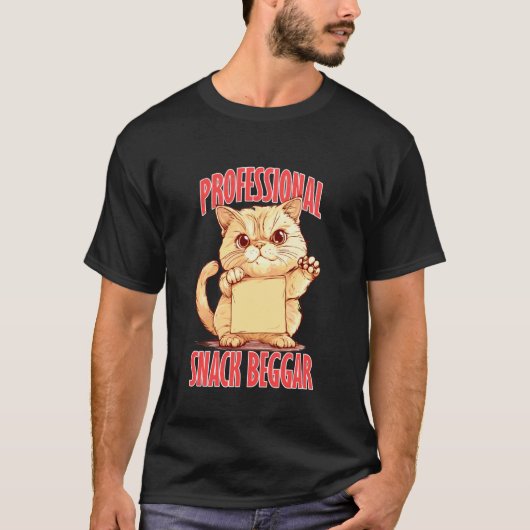 PROFESSIONELE SNACK BEDELAAR T-SHIRT (Voorkant)