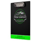 Professionele sneeuwverwijdering, sneeuwploegbedri klembord (Links)