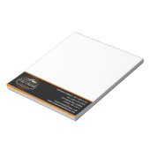 Professionele sneeuwverwijdering, sneeuwploegbedri notitieblok (Linkerzijde)